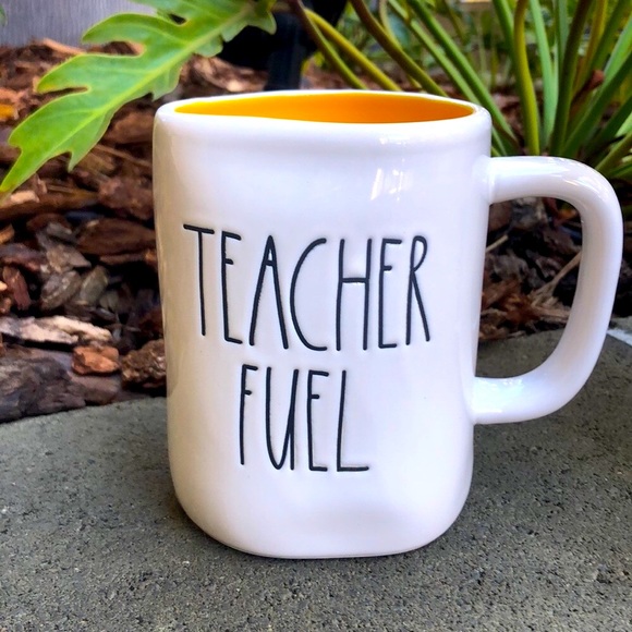 Gift Boxed Double Sided Rae Dunn Teacher Mug Set